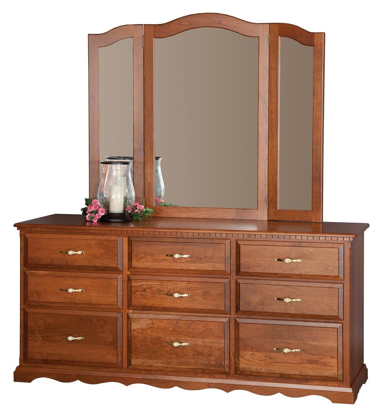 Scallop Base Dresser — Honey Brook, PA — Blue Ridge Furniture