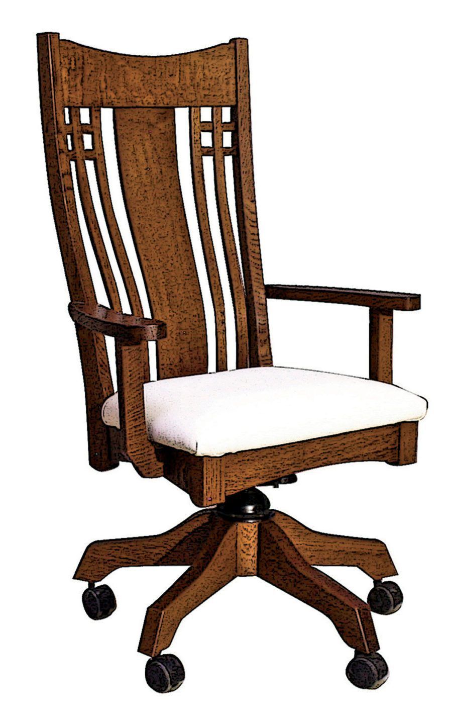 Larson Mission Desk Chair — Honey Brook, PA — Blue Ridge Furniture