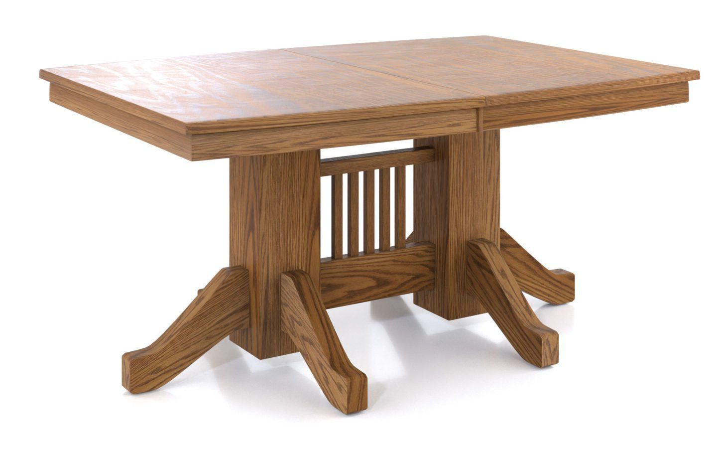 Shake Double Pedestal Table — Honey Brook, PA — Blue Ridge Furniture