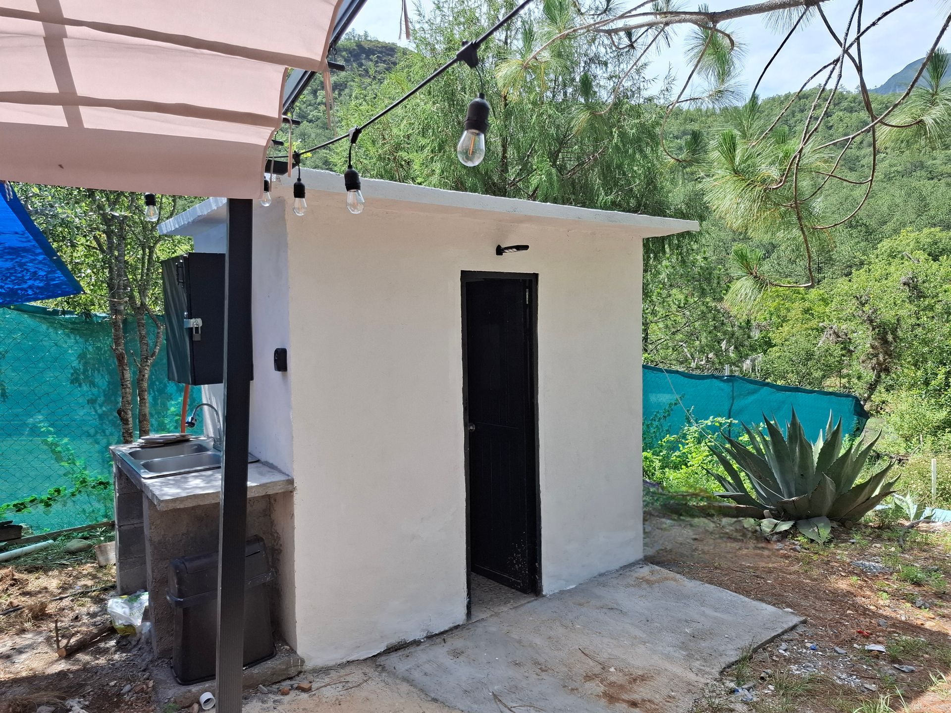 Baño con agua caliente