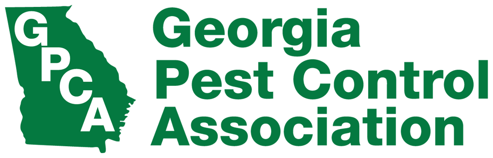 Georgia Pest Control Association logo with a green outline of Georgia and GPCA initials.