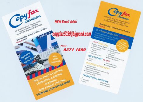 Color printing brochures