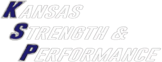 The words kansas strength and performance are on a white background.