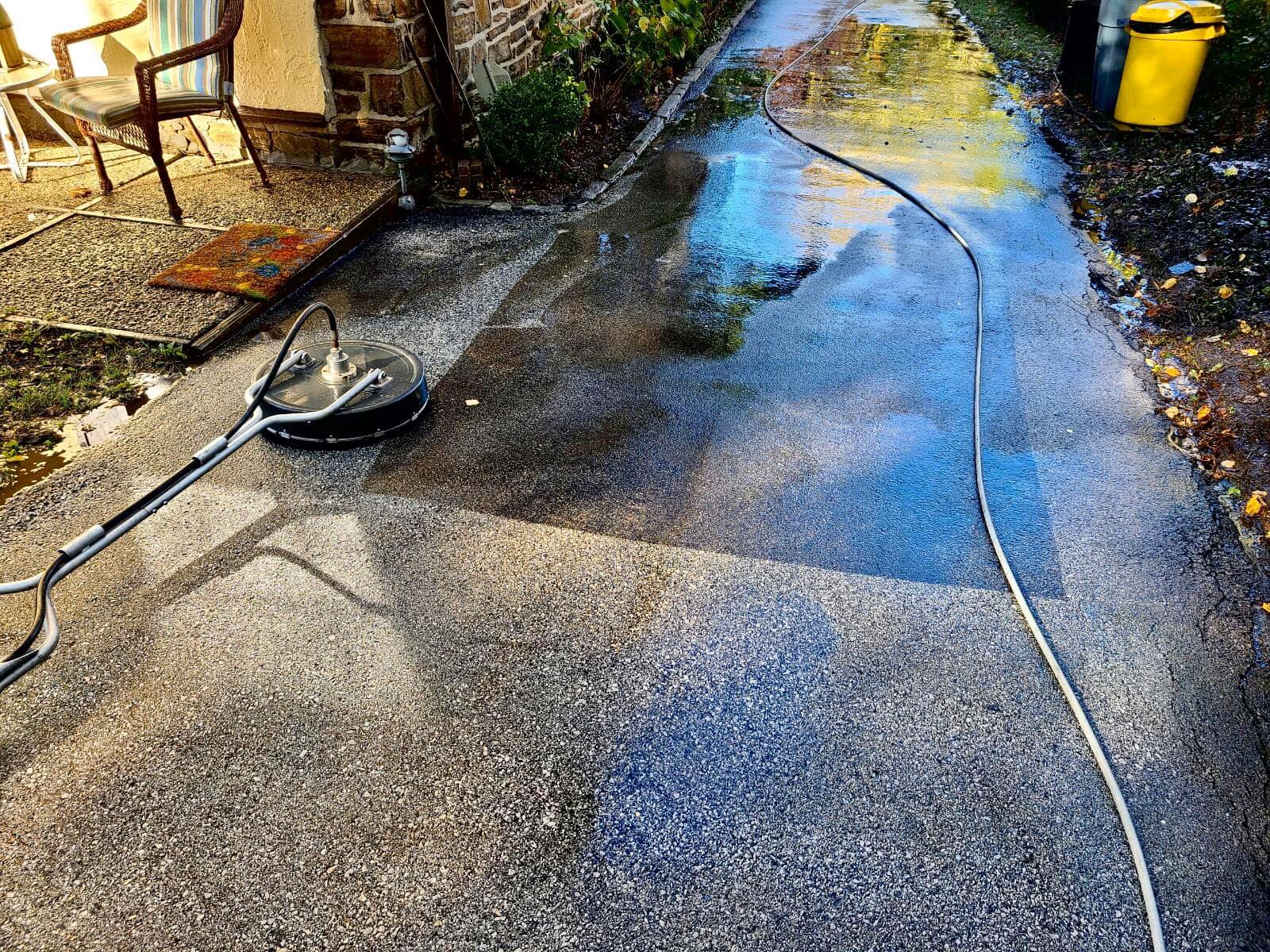 Why You Should Power Wash Your Driveway Before Sealcoating | Maintain It All