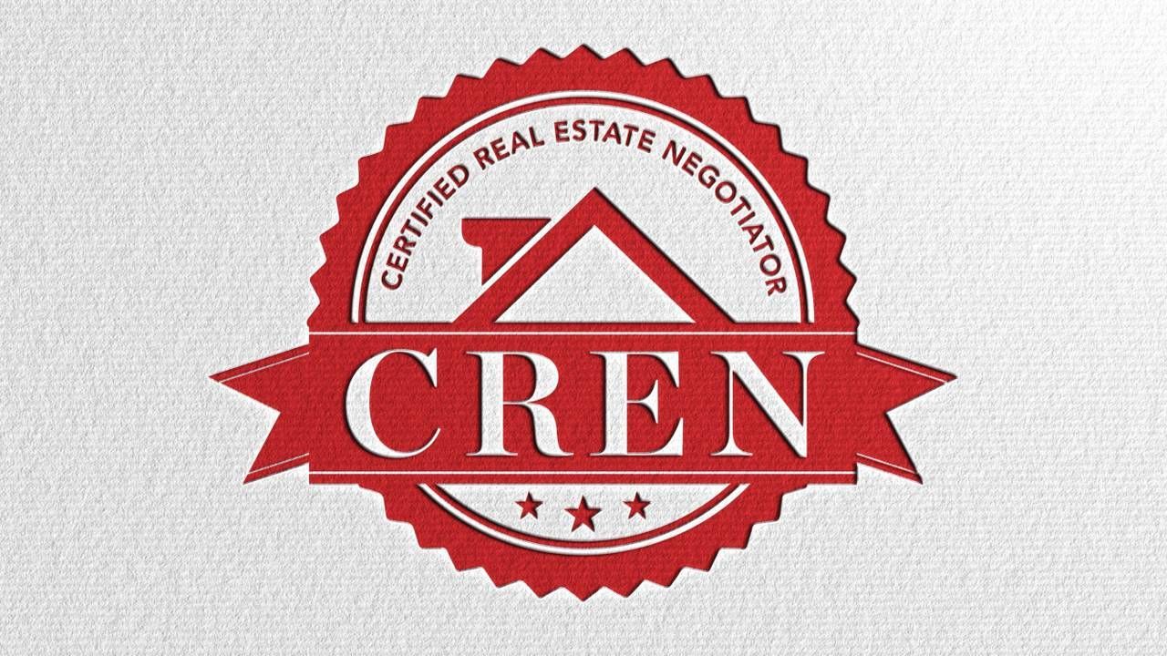 Red CREN logo with a house icon and banner reading 
