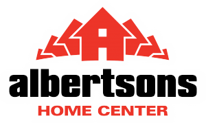 Albertsons home center logo on a white background