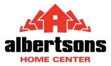 Albertsons home center logo on a white background