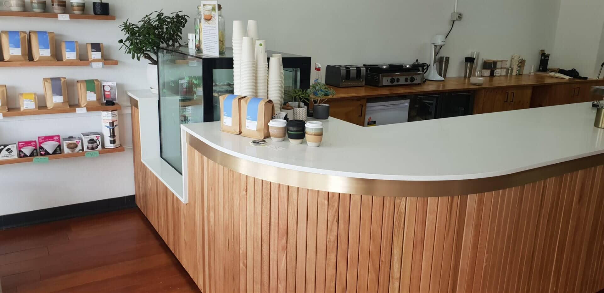 20mm Stone Benchtops in Cafe — West Stone Benchtops in Orange, NSW