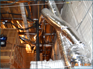 Closeup of the Ventilation Tubes, Air-Conditioning Rentals in Sylmar, CA