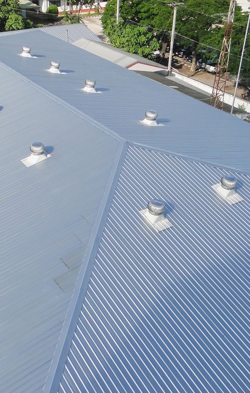 Commercial Roof With Ventilator