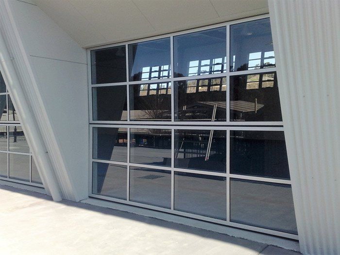 glass garage door