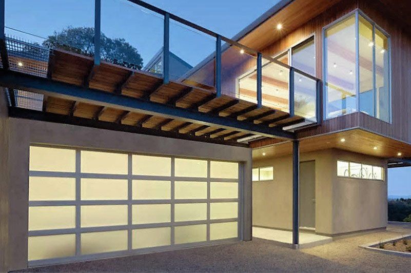 modern garage door