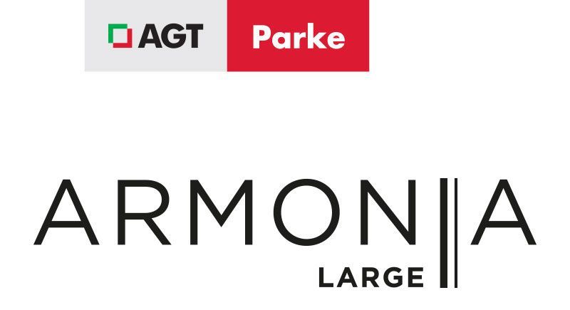 The logo for armonia large is shown on a white background.