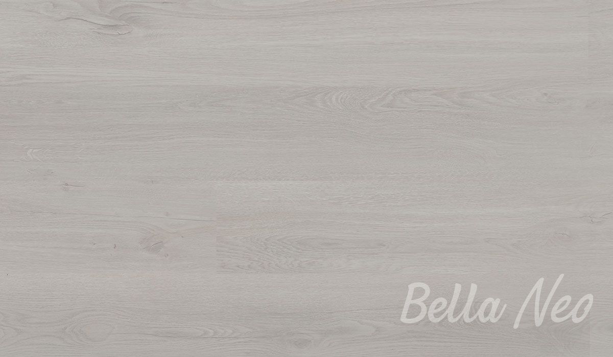 A close up of a white tile with the word bella neo written on it.