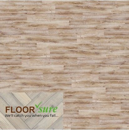 A picture of a wooden floor that says floor sure