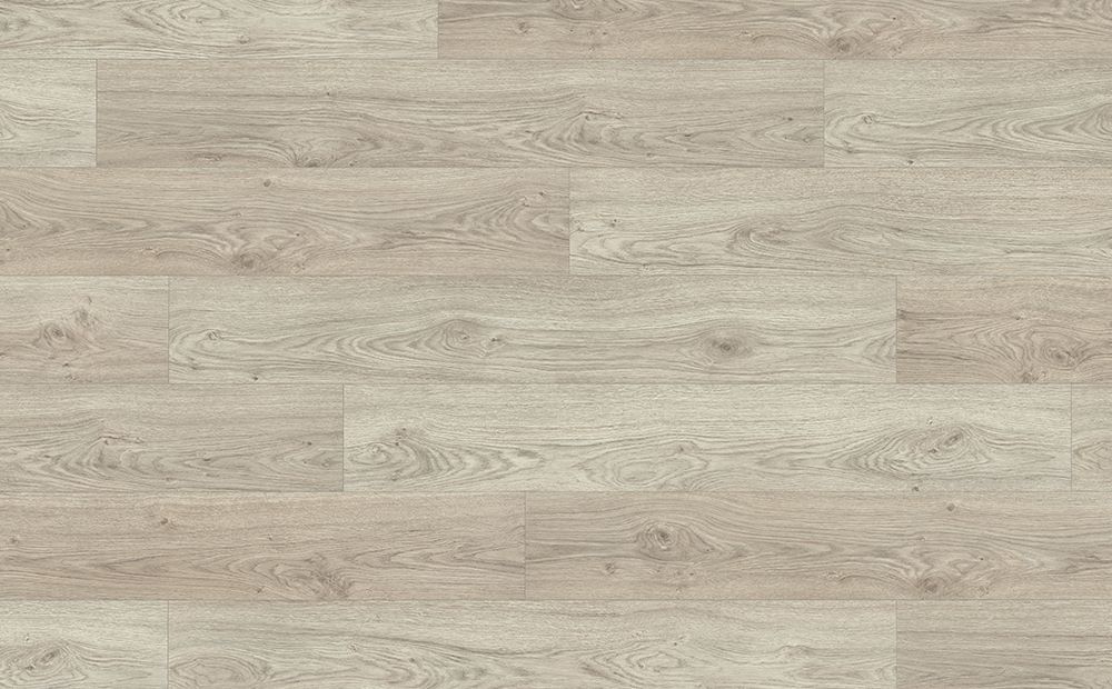 A close up of a white wooden floor.