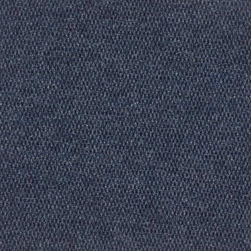 A close up of a blue carpet texture.