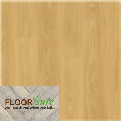 A picture of a wooden floor that says floor sure