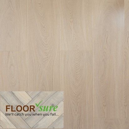 A picture of a wooden floor that says floor sure