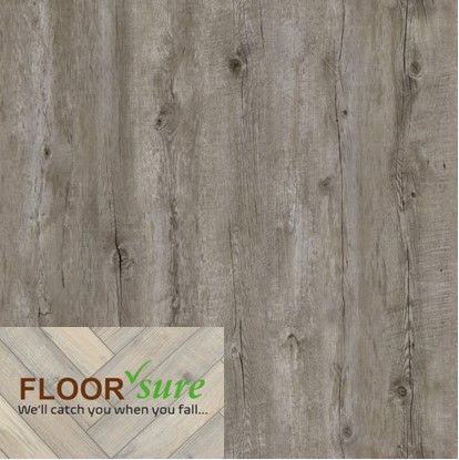 A picture of a wooden floor that says floor sure