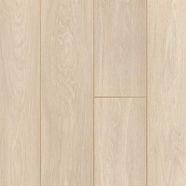 A close up of a white wooden floor.