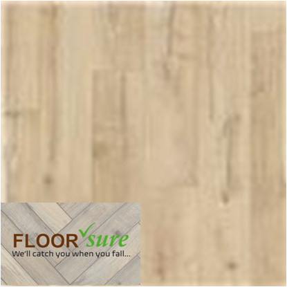 A picture of a wooden floor that says floor sure
