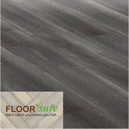 A picture of a gray floor with the words floor sure on it