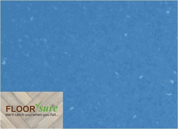 A blue background with the words floor sure on it