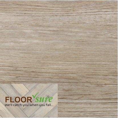 A picture of a wooden floor that says floor sure