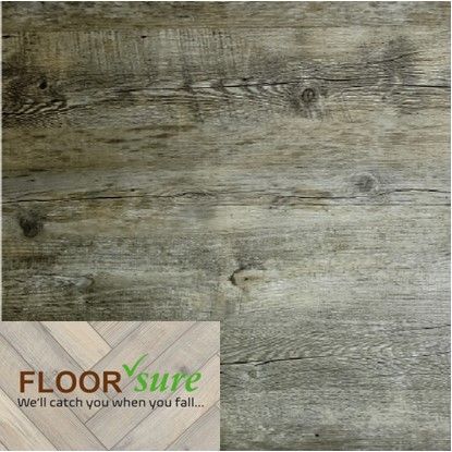 A picture of a wooden floor that says floor sure