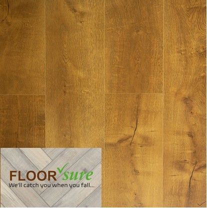 A picture of a wooden floor that says floor sure