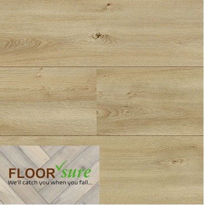 A picture of a wooden floor that says floor sure