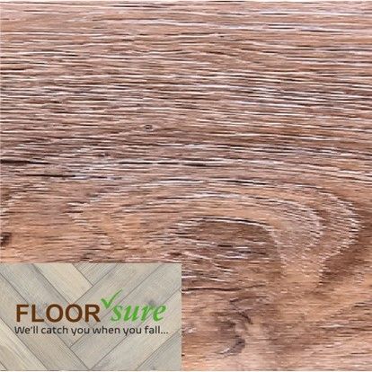 A picture of a wooden floor that says floor sure