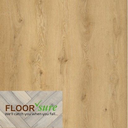 A picture of a wooden floor that says floor sure