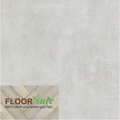 A white tile that says floor sure on it