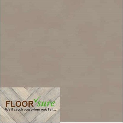 A floor sure advertisement with a picture of a wooden floor.