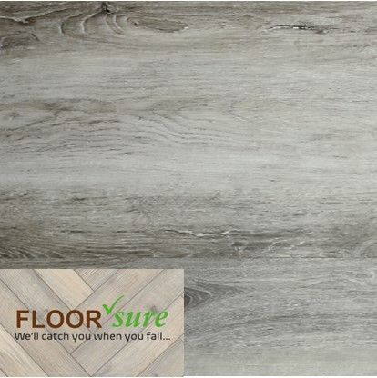 A picture of a wooden floor that says floor sure