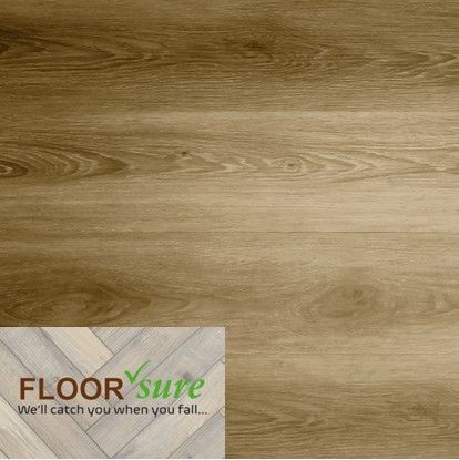 A picture of a wooden floor that says floor sure