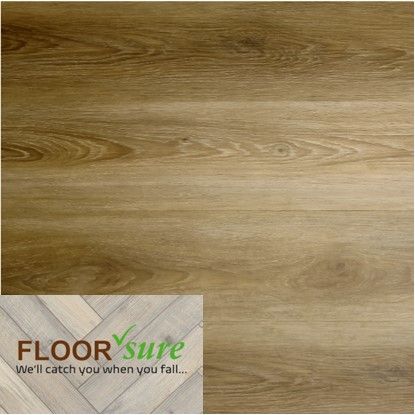A picture of a wooden floor that says floor sure