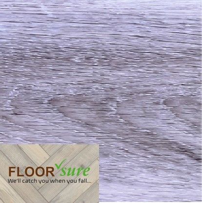 A picture of a wooden floor that says floor sure