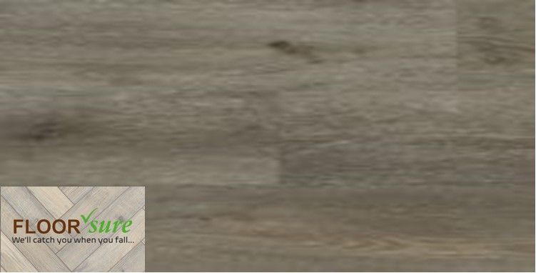 A close up of a wooden floor with a floor safe logo in the corner