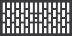 A black background with white squares on it.