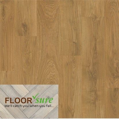 A picture of a wooden floor that says floor sure