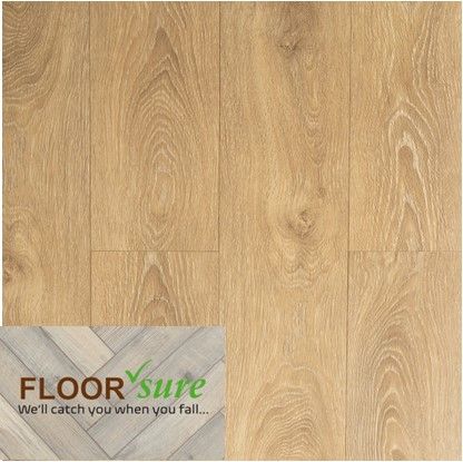 A picture of a wooden floor that says floor sure