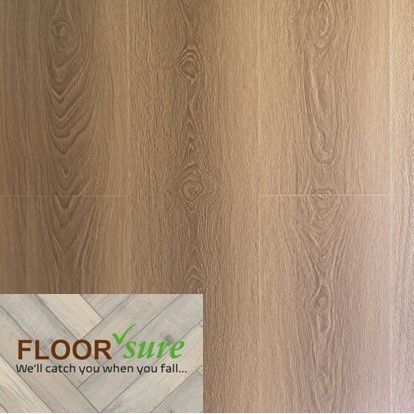 A picture of a wooden floor that says floor sure