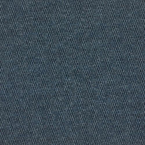 A close up of a blue carpet texture.