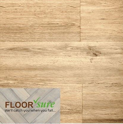 A picture of a wooden floor that says floor sure