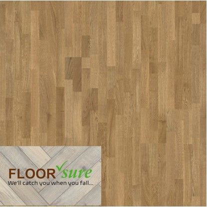 A picture of a wooden floor that says floor sure