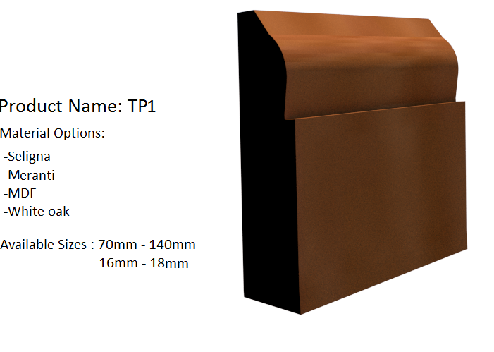 A brown box with the product name tp1 on it