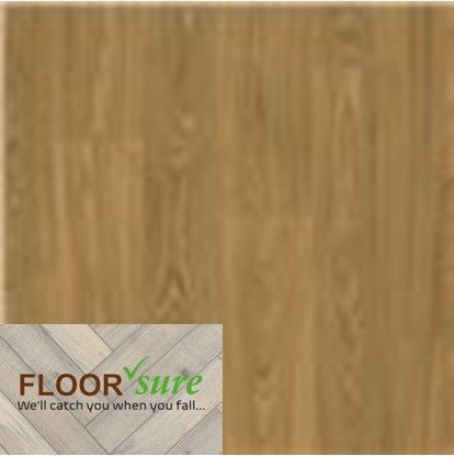 A picture of a wooden floor that says floor sure